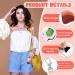 6 Pcs Boho Lip Balm Sleeve Keychain - Stylish Lipstick Holder & Portable Clip Pouch for Women | Perfect Graduation Travel Accessory & Gift - Buy Online on GoSupps.com