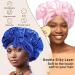 Yahenda 10 Pcs Large Satin Bonnet Set - Adjustable Hair Wrap for Sleeping - Silky Bonnet for Curly & Natural Hair - Stretchy & Soft - 10 Colors Available - Buy Online on GoSupps.com
