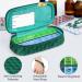 FINPAC Weekly Pill Organizer Travel Case - 7 Day AM/PM Medicine Container with Emergency Card - Emerald Green - Buy Online on GoSupps.com