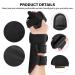 Premium Stroke Resting Hand Splint - Right & Left with Finger Separator | Night Immobilizer Wrist & Finger Brace for Carpal Tunnel Pain Sprain Fracture & Tendonitis (Black - Buy Online on GoSupps.com