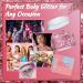 Boko 1.76oz Body Glitter Gel - Pink Mermaid Sequins for Women | Face & Body Makeup for Concerts, Festivals, Raves | Carnival Costume Accessories - Rose Quartz - Buy Online on GoSupps.com