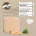 Stone Pine Cubes with Shavings - Eco-Friendly 7x7x8cm Natural Aromatherapy Blocks for Home & Wellness | International Shipping Available - Buy Online on GoSupps.com