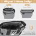 IDOGCHEW Dog Treat Pouch with Built-In Poop Bag Dispenser - Large Training Bag with Adjustable Belt - Multi Pocket Design for Treats and Toys - Buy Online on GoSupps.com