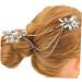 DOITOOL 1pc Double Hair Comb Hair Accessories for Women Wedding Hair Clips for Brides Rhinestone Barrettes for Women Crystal Hair Clips Bridal White Rhinestones Women's Hair up - Buy Online on GoSupps.com