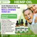 Organic Hemp Oil Extract 1000mg - Premium Pain, Stress, Joint & Sleep Support - Omega Fatty Acids 3 6 9 - Non-GMO & Ultra-Pure CO2 Extracted - Buy Online on GoSupps.com