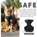 SOKANA Cat Harness and Lead Set for Walking Escape Proof - Lightweight Secure Kitten Harness and Lead Set also for Dogs Puppy Pet Small Size | Black - Buy Online on GoSupps.com