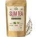 SLIM TEA - Morning Energy Booster - Detox Tea - Moringa Green Tea Mate Ginger Hibiscus Horsetail Dandelion Guarana Pineapple Cardamom - Antioxidants - All Natural Herbal Tea Infusion 100g