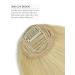 YAMEL Bleach Blonde Clip-In Bangs Human Hair Extensions - Flat Face Fringe Hairpieces for Women - Buy Online on GoSupps.com