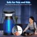 KOOSA Solar Bug Zapper - Cordless & Waterproof Mosquito Zapper with 4200V UV Light - 3-in-1 Fly Zapper for Outdoor Use - Effective Up to 2100 Sq Ft - Buy Online on GoSupps.com