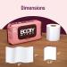 Booty Brand Booty Wipes for Women - 80 Count Flushable Feminine Wet Wipes pH Balanced with Vitamin E & Aloe Safe for Adult Use - Buy Online on GoSupps.com