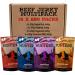 Hunters Beef Snack 16 Pack Variety Beef Jerky 448g Mixed Flavours - Grass Fed Beef Jerky Snack - Beef Strips - High Protein Snacks - Carnivore Snacks - Low Calorie - Meat Snacks Beef Crisps - Buy Online on GoSupps.com
