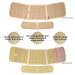 ORTONYX Ergonomic 9.5 Abdominal Binder - Postpartum & Postoperative Support Wrap - XXL Beige - Buy Online on GoSupps.com
