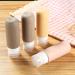 Gemice Portable Travel Bottle 4 Pack Silicone Travel Containers Set LeakProof Refillable Squeezable for Lotion Liquid Shampoos Soap and Toiletries (90ml) Apricot - Buy Online on GoSupps.com