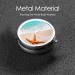 Beach Starfish Round Pill Box - 3 Compartment Mini Decorative Travel Organizer for Vitamins & Medications - Buy Online on GoSupps.com