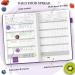 EPEWIZD Food Journal & Meal Planner for Weight Loss & Wellness - Daily Diary to Count Calories, Track Nutrient Intake, Achieve Diet & Fitness Goals - A5 size (Purple) - Buy Online on GoSupps.com