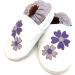 Buy 4 Pairs of MiniFeet Premium Soft Leather Baby Shoes, Get 1 Free! Violet Flowers Toddler Shoes, 0-6 Months to 4-5 Years - Buy Online on GoSupps.com
