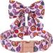 Shop Cute Pink Pumpkin Dog Collar | Aring Pet Halloween Halison - Cotton Halloween Collars for All Dog Sizes - Buy Online on GoSupps.com