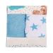 Lilly and Ben wrap cover cover 2-person pack I cozy & suction-strong cover with cotton surface for changing pads i easy-to-care clamping cover made of soft terry bracket narrow.Blue Star for all narrow changing pads