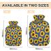 Shop Sunflower Denim 2L Hot Water Bottle with Lid - Pain Relief & Winter Warmth for Hands & Feet - Buy Online on GoSupps.com