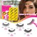 Self Adhesive Eyelashes - 8 Pairs Reusable Lash Clusters No Glue Needed DIY at Home - WLFRHD 4 Styles 8-18mm Kit - Buy Online on GoSupps.com