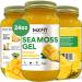 Sea Moss Gel Organic Raw (12 Flavors) 24oz Wildrafted Gold Sea Moss Gel from Saint Lucia | 92 Vitamins and Minerals | Pure Raw+Non-GMO | Vegan Superfood MANGO PINEAPPLE