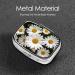 Daisy Flower 2 Compartment Small Pill Case - Cute Travel Pill Organizer for Pocket & Purse Gifts - Buy Online on GoSupps.com