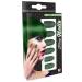 Widmann 05353 - Fingernails set glitter emerald green 12 pieces self-adhesive accessory carnival theme party Halloween