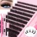 zanlufly 20MM Fluffy Lashes Extension Kit - Mink Clusters & Individual Lashes with Bond  Seal  and Applicator - Buy Online on GoSupps.com