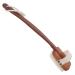 Redecker Natural Pig Bristle Bath Brush with Oiled Pearwood Handle  100% Made in Germany  16-7/8-Inches