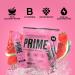 PRIME HYDRATION + Sticks Fraise Past que | B tonnets de poudre d'hydratation portion unique | Poudre d' lectrolyte en d placement | Faible teneur en sucre | Sans caf ine | V g talien | 16 b tonnets Past que fraise 5.76 Ounce (Pack of 16) - Buy Online on GoSupps.com