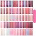 Maitys 700 Pieces Glitter Nail Wraps Self Adhesive Polish Nail Strips Manicure Full Wrap Peel Nail Stickers Elegant Sticker Nails for Women Girls DIY Nail Art Decals Strips with Nail File  50 Sheets