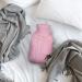 TRIXES Pink Knitted Hot Water Bottle Cover - 2 Litre Size - 31 x 20cm - Insulator Only - Buy Online on GoSupps.com