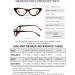 Cat Eye Blue Light Blocking Reading Glasses for Women - UV Filter Computer Readers (Brown Leopard 2.50) - Adjustable Strengths 100 to 350 - Buy Online on GoSupps.com