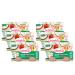 BABYBIO - Brass V g tal au Lait de Coco - Pomme Fraise de nos Fermes - Lot de 6-2x130g - BIO