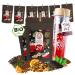Organic tea Advent calendar 2023 |Including tea bottle to go |loose tea - made with love by people with disabilities |Fair |24 x 10g loose tea in the Christmas calendar Tea Advent calendar with bottle