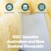 Natural Sheepskin Heel Protectors - Set of 2 | Medical Grade Heel Guards for Pressure Relief | Adjustable Straps | Cornsilk Color - Buy Online on GoSupps.com