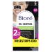 BIORE OIL Control deep cleaning nose clear -up strips - scope of delivery: 2 x 6 nasal strips - blackhead remover - with activated carbon - refine the complexion visible