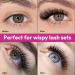 500 Wispy Lash Extensions | 5D Premade Fans | 0.07 CC Curl 12mm | Kim K Style Natural Volume Eyelash Extensions - Buy Online on GoSupps.com