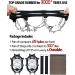 Ice Snow Spike Cleats for Hiking Boots - X-Large Stainless Steel Crampons - Buy Online on GoSupps.com