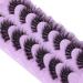 7 Pairs FANXITON 5D Natural Faux Mink Fluffy Cat Eye False Eyelashes - Wispy Curly Extensions - C-18MM-10 - Buy Online on GoSupps.com