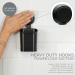Bath Bliss Power Lock Gel-Suction Toothbrush Holder - Matte Black | Suction Mount for Bathroom Mirror or Wall | Easy Release | No Tools Required - Buy Online on GoSupps.com