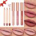 Desing Wish Desing Wish 6 Pcs Lip Liner Pencil Set Matte Nude Pink Permanent Lipstick 24 Hours Birthday Gift