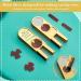 Maitys 2 Pcs Billiards Pool Cue Tip Shaper & Scuffer Tool Set - U-Shaped Multi-functional Trimmers Tapper with Sandpaper | Metal Cue Stick Accessory in Gold - Buy Online on GoSupps.com