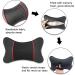 Duoyif Memory Foam Car Neck Pillow - PU Leather Headrest for Cervical Spine Support | Travel Comfort & Neck Protection - Buy Online on GoSupps.com
