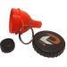 PUMPD Labs Fill 'N Go Supplement Funnel (2 Pack) - Easy to Use & Clean | Dishwasher Safe | Portable & Convenient | Includes Keyring for Gym Bag or Keychain - Buy Online on GoSupps.com