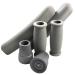 Cornucopia Replacement Crutch Parts Set, Comfortable Gray Rubber Pads Underarm Cushions, Hand Grips, and Feet Caps, Fits Standard Aluminum Crutches (6-Piece Set)