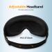 Weighted Eye Mask for Sleeping | Blackout Cover for Lash Extensions | Comfortable Memory Foam Blindfold for Travel & Night Use - Buy Online on GoSupps.com