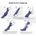 Travelsox Men's Patented Graduated Compression Socks for Travel & Dress - Grey | Optimize Comfort & Style - Buy Online on GoSupps.com
