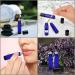 Belle Vous Cobalt Blue Roll-On Glass Bottles (10ml) - 24 Pack Essential Oil Set with Stainless Steel Roller Balls for Aromatherapy & DIY Rollers - Perfect for International Shipping - Buy Online on GoSupps.com