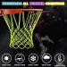 Night Light Glow in The Dark Basketball Net | Heavy Duty Replacement | 12 Loops | Fits Standard Indoor/Outdoor Hoop Rims | Nylon | Green - Buy Online on GoSupps.com